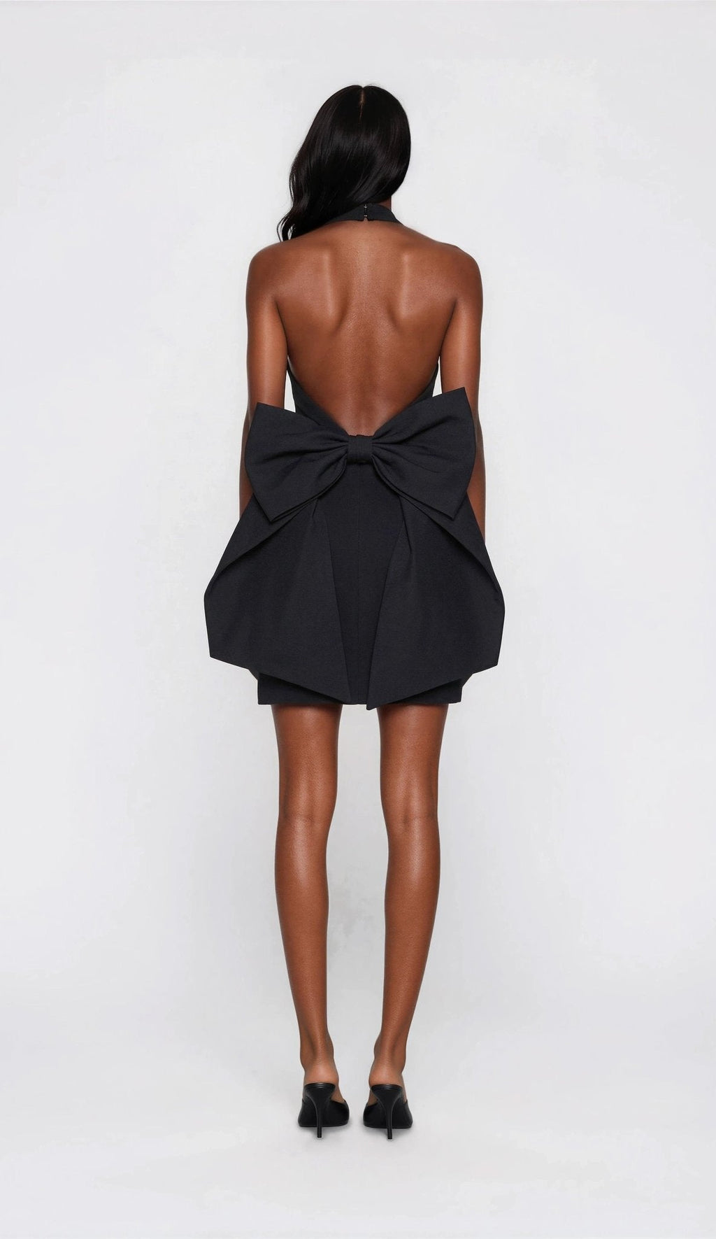 Eden Cocktail Mini Dress – Black