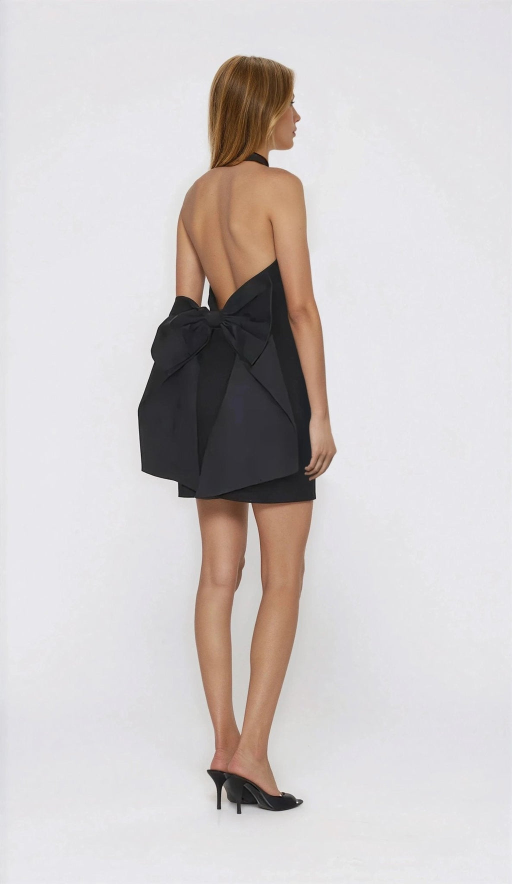 Eden Cocktail Mini Dress – Black