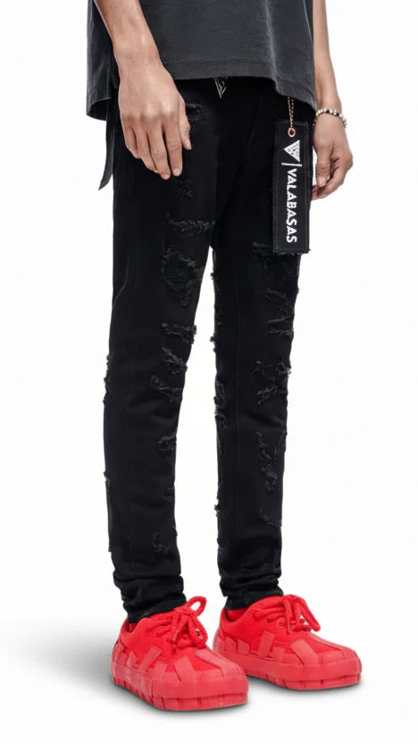 Jeans ajustados Valabasas Edge - Negro azabache