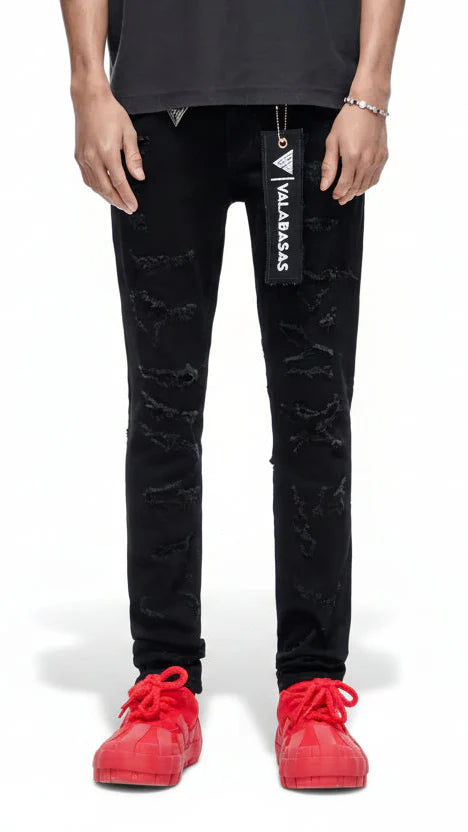Jeans ajustados Valabasas Edge - Negro azabache