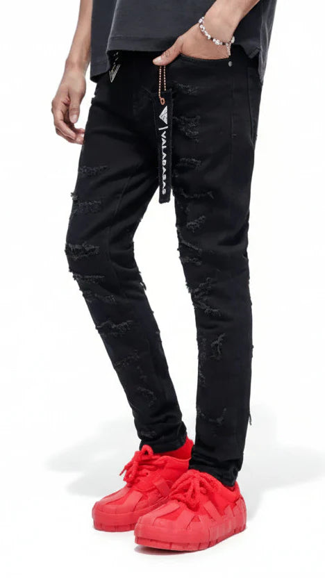 Jeans ajustados Valabasas Edge - Negro azabache