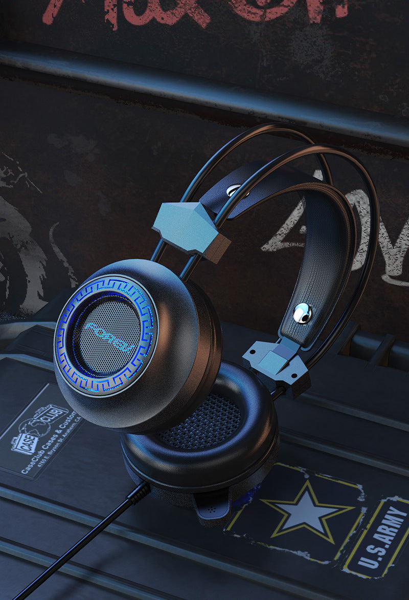 Auriculares USB para ordenador, auriculares con cable para juegos