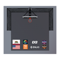 Cancha Oficial de Baloncesto 3x3 Enlio de EE. UU. – Certificada por la FIBA – Kit Profesional de 6 x 6 m
