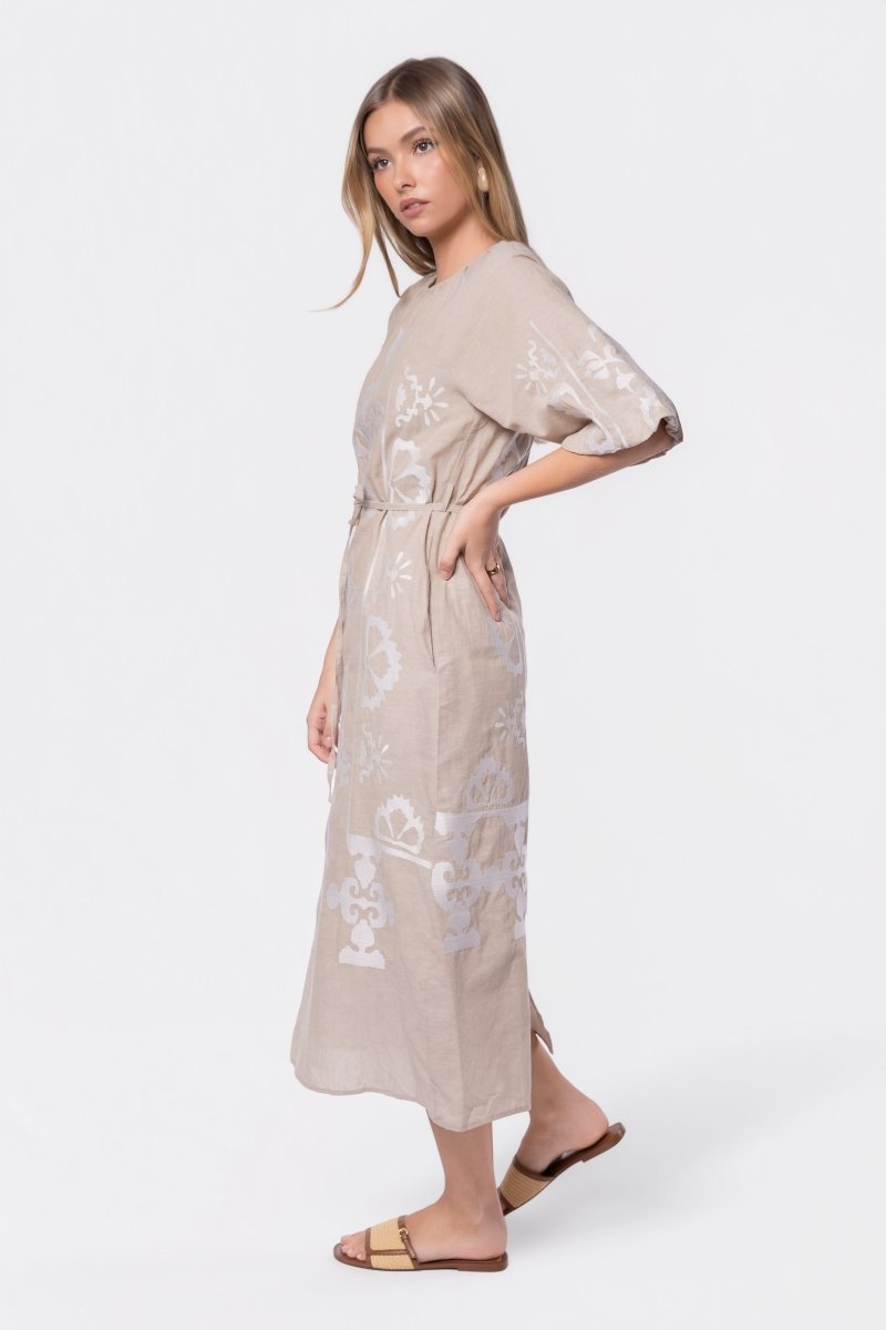 Erica Dress (Beige)