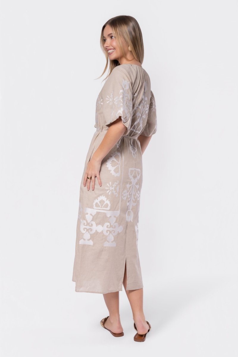 Erica Dress (Beige)