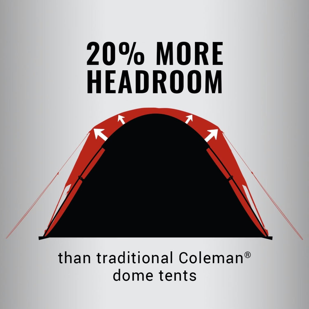 Coleman - Tienda de campaña Skydome para tres estaciones