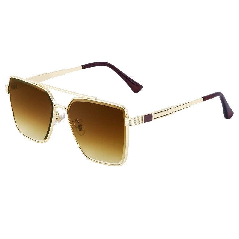 Men's Outdoor Fashion Metal Square Sunglasses