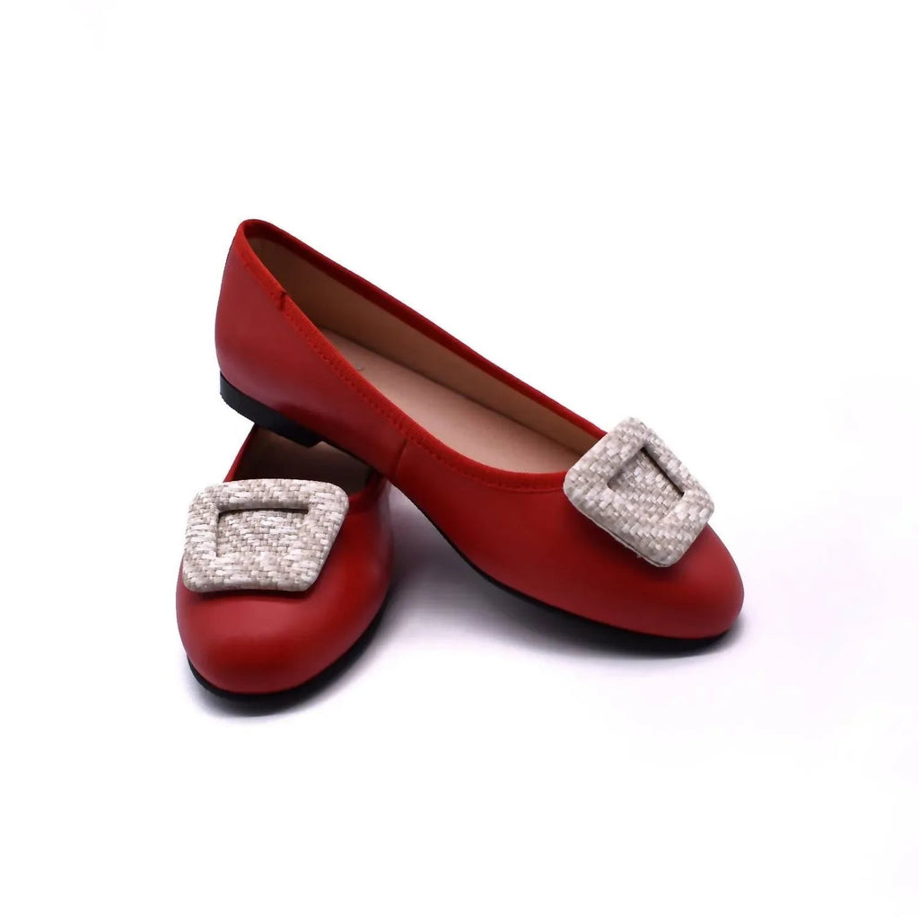 Zapatos planos tipo bailarina para mujer