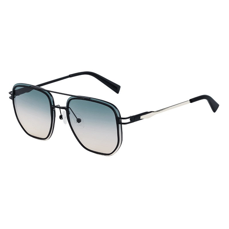 Stylish Rimless Metal Square Sunglasses For Men