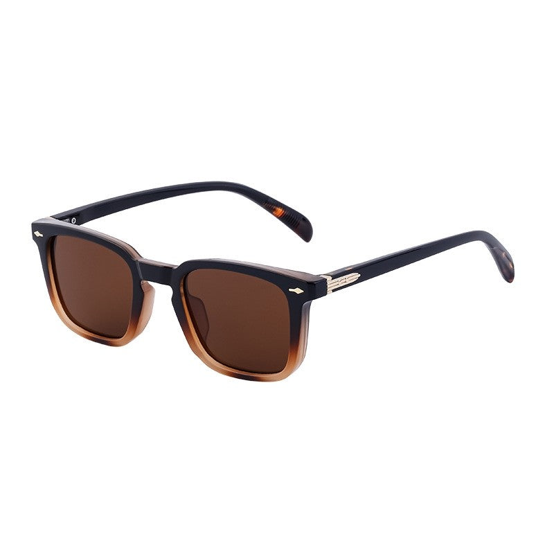 Retro Square Sunglasses For Men Outdoor