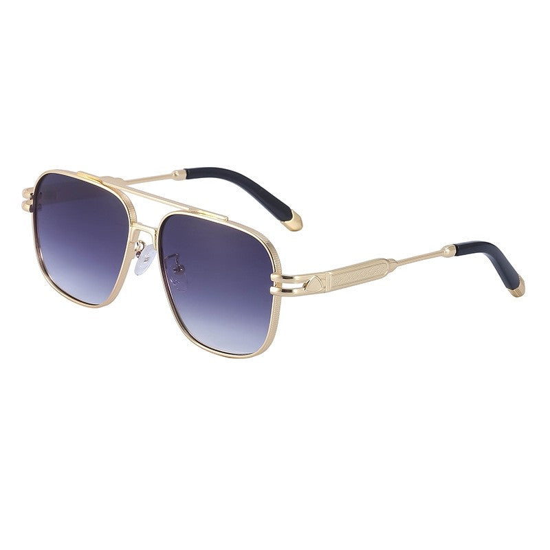 Retro Double Beam Sunglasses For Men