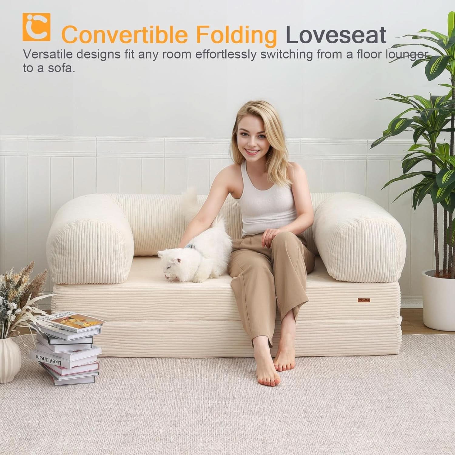 Sofá cama plegable Queen LivingSpace SpaceSaver