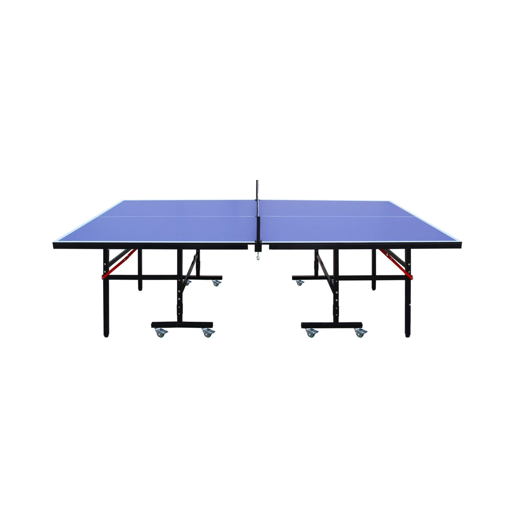 Mesa de ping-pong plegable de tamaño mediano de 8 pies con palas, pelotas y red (SAK14735)
