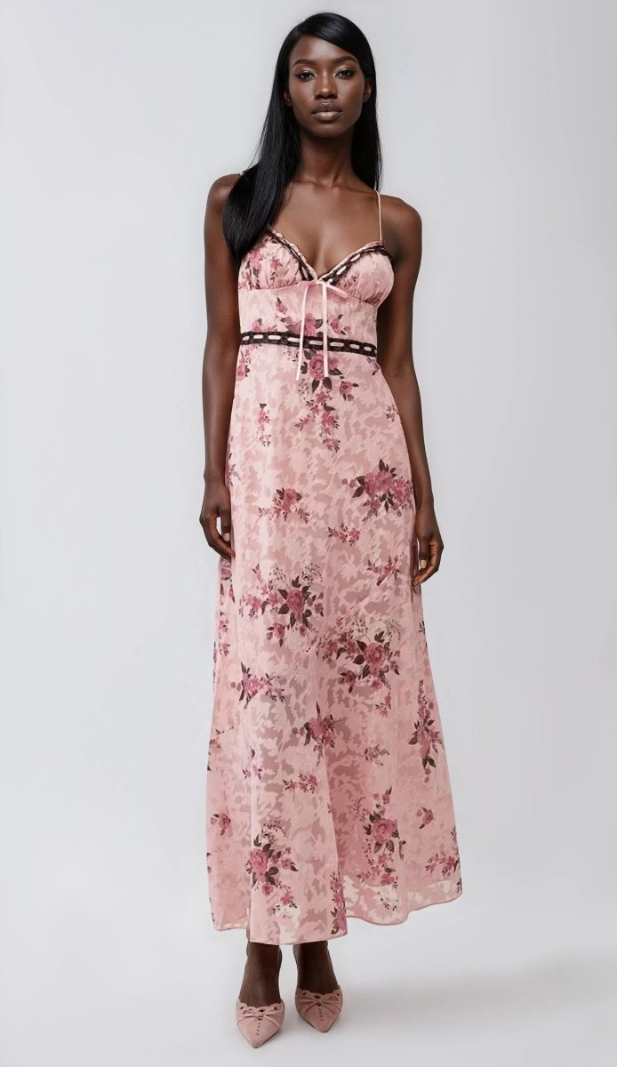 Guinevere Maxi Dress - Pink