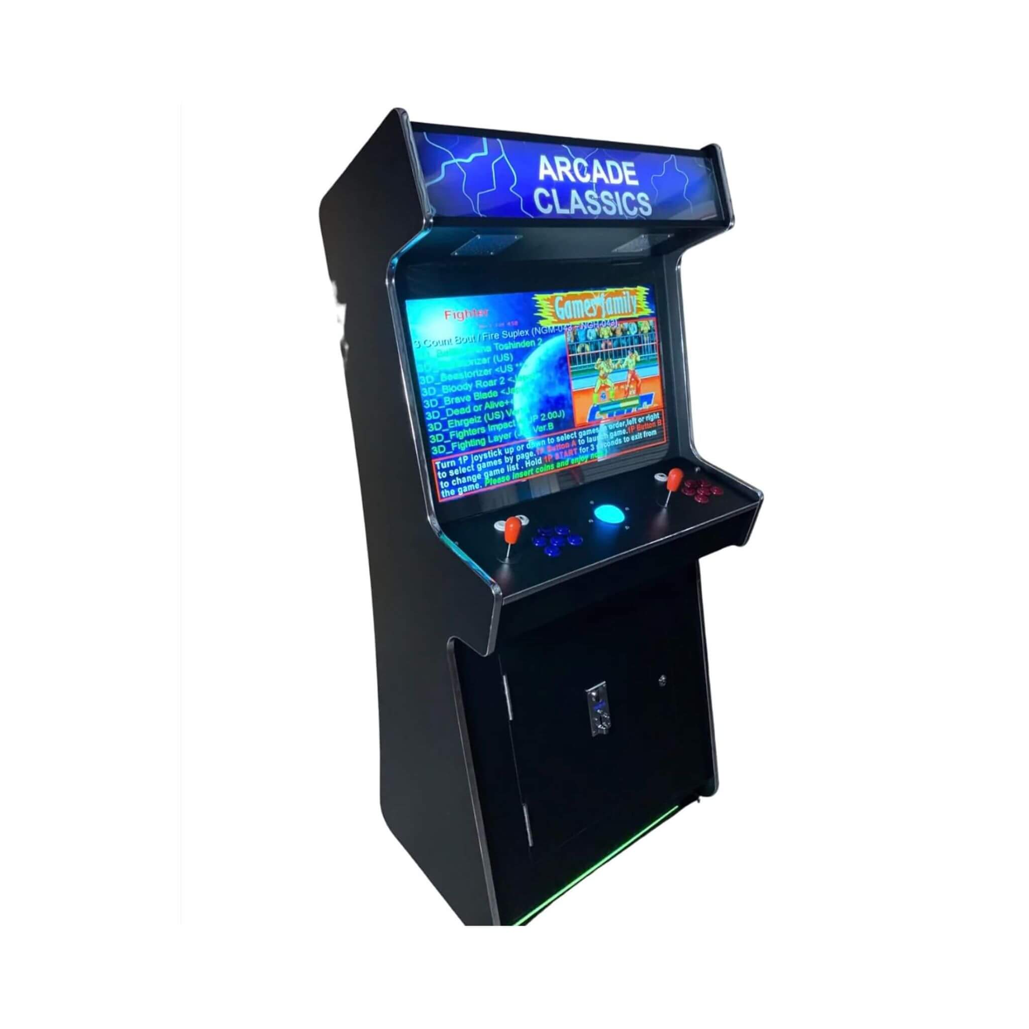 Máquina recreativa de pie comercial de tamaño completo para 2 jugadores con 4500 juegos clásicos y 2 pistolas (SAK23984)