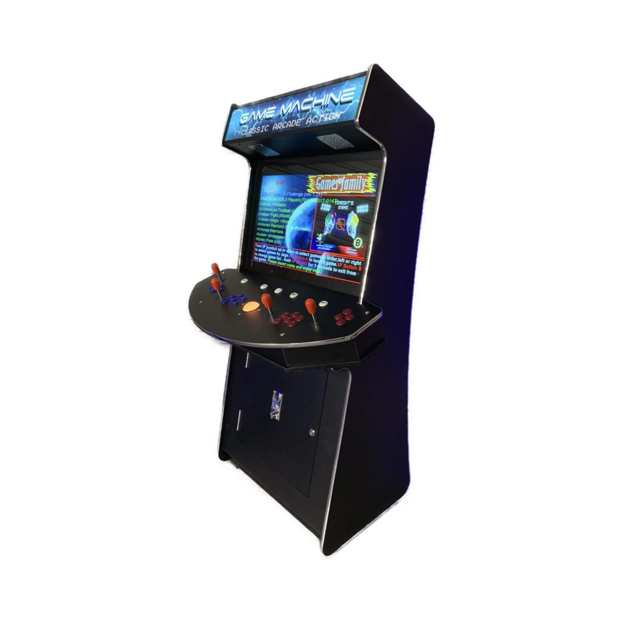 Máquina recreativa comercial de pie de tamaño completo para 4 jugadores con 4600 juegos clásicos (SAK47061)