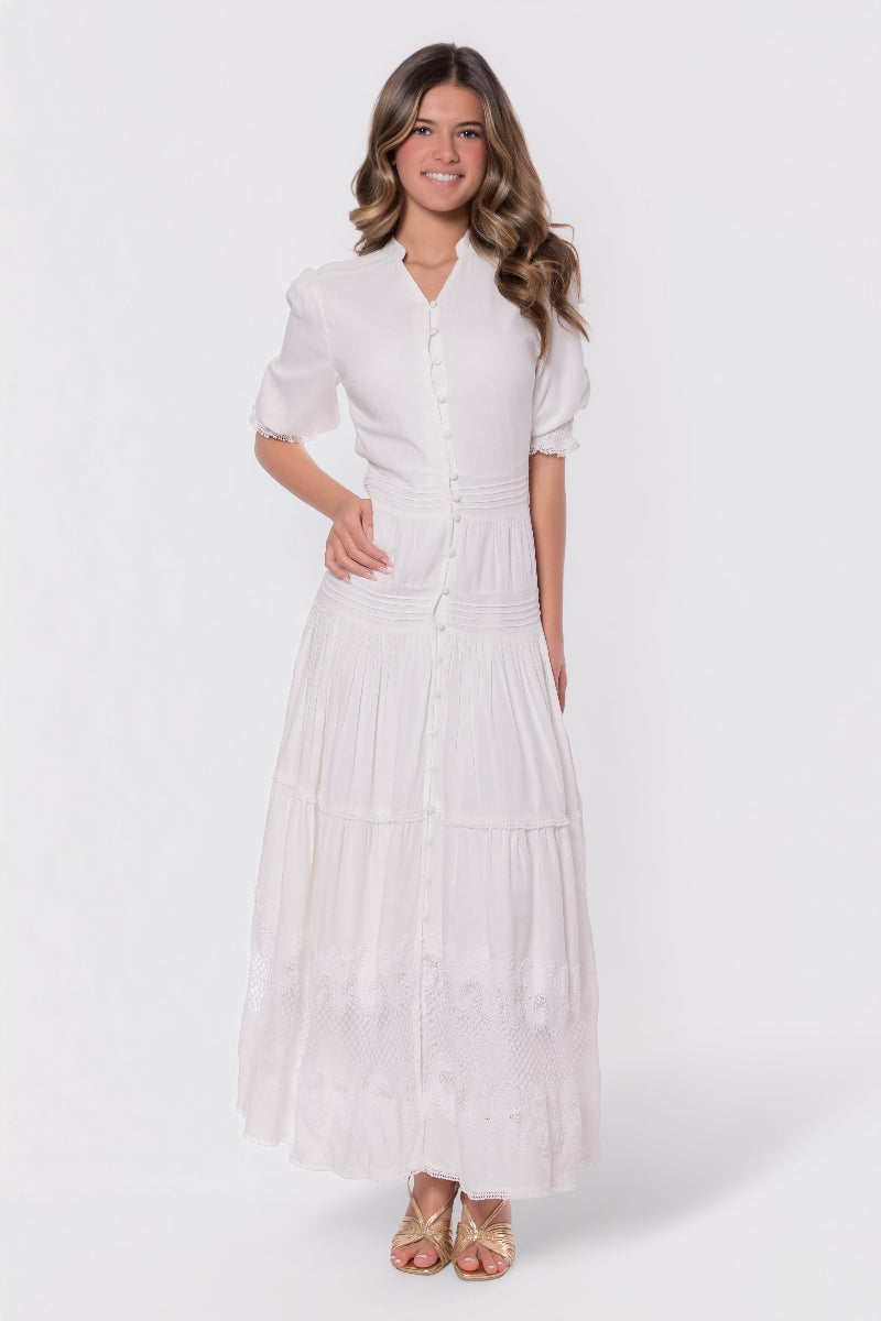 Hallie Dress (White)