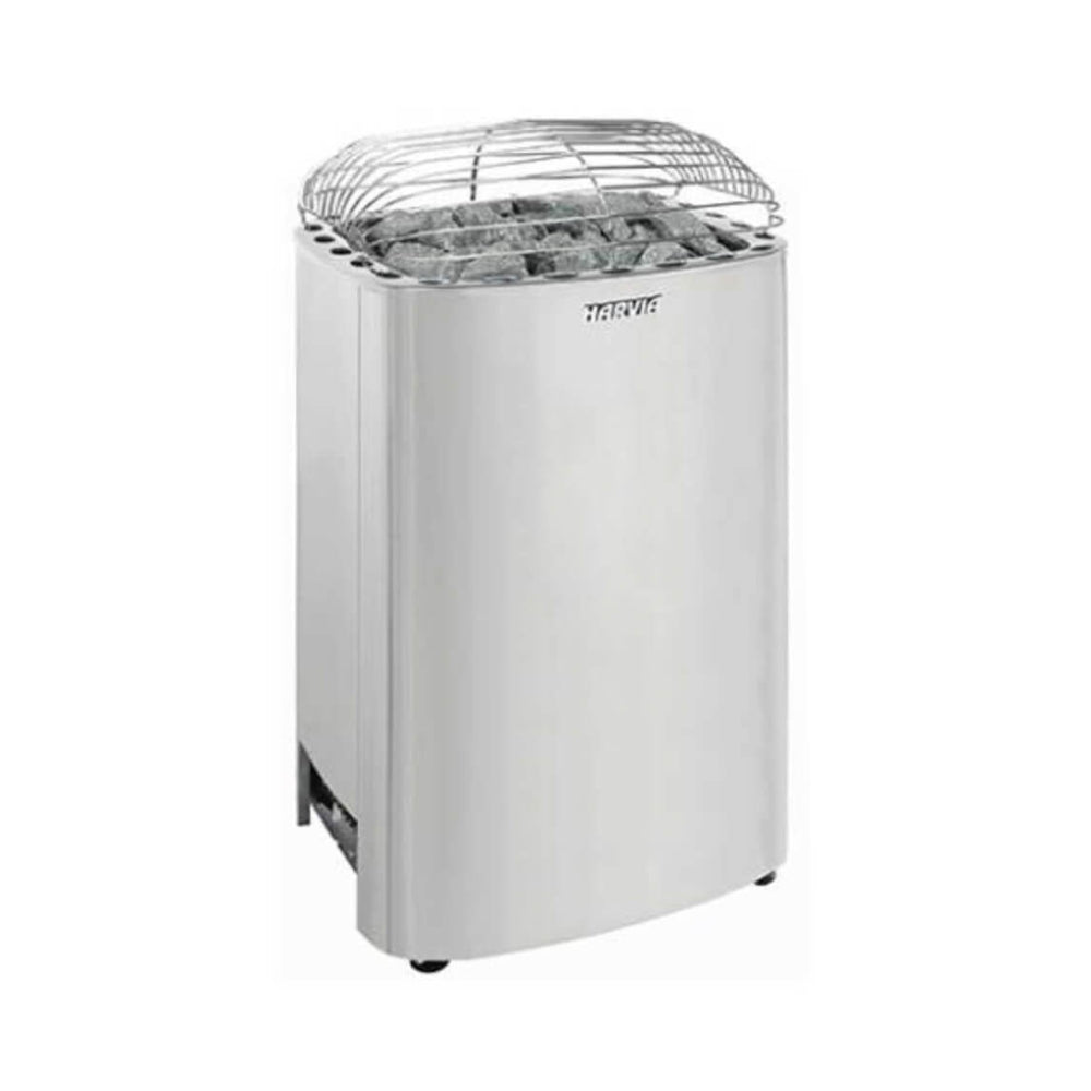 Harvia Club Deluxe Stainless Steel Electric Sauna Heater With Digital Control & Sauna Stones [HRKGU] (SAK27619)