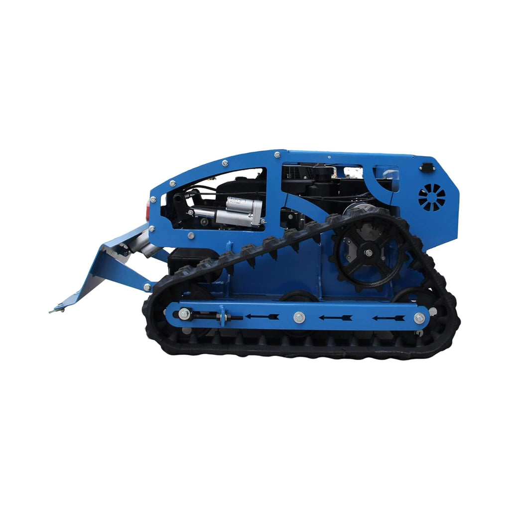 OVK Heavy-Duty 21-Inch 9HP Commercial Remote-Controlled Robotic Lawn Mower With Tracks And Plow (SAK26583)