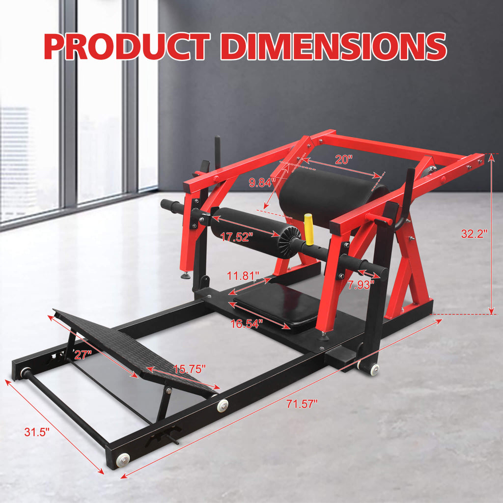 Rovix Hip Thruster de Acero de Alta Resistencia con Asas Antideslizantes y Acolchado de Espuma Cómodo (SAK92581)