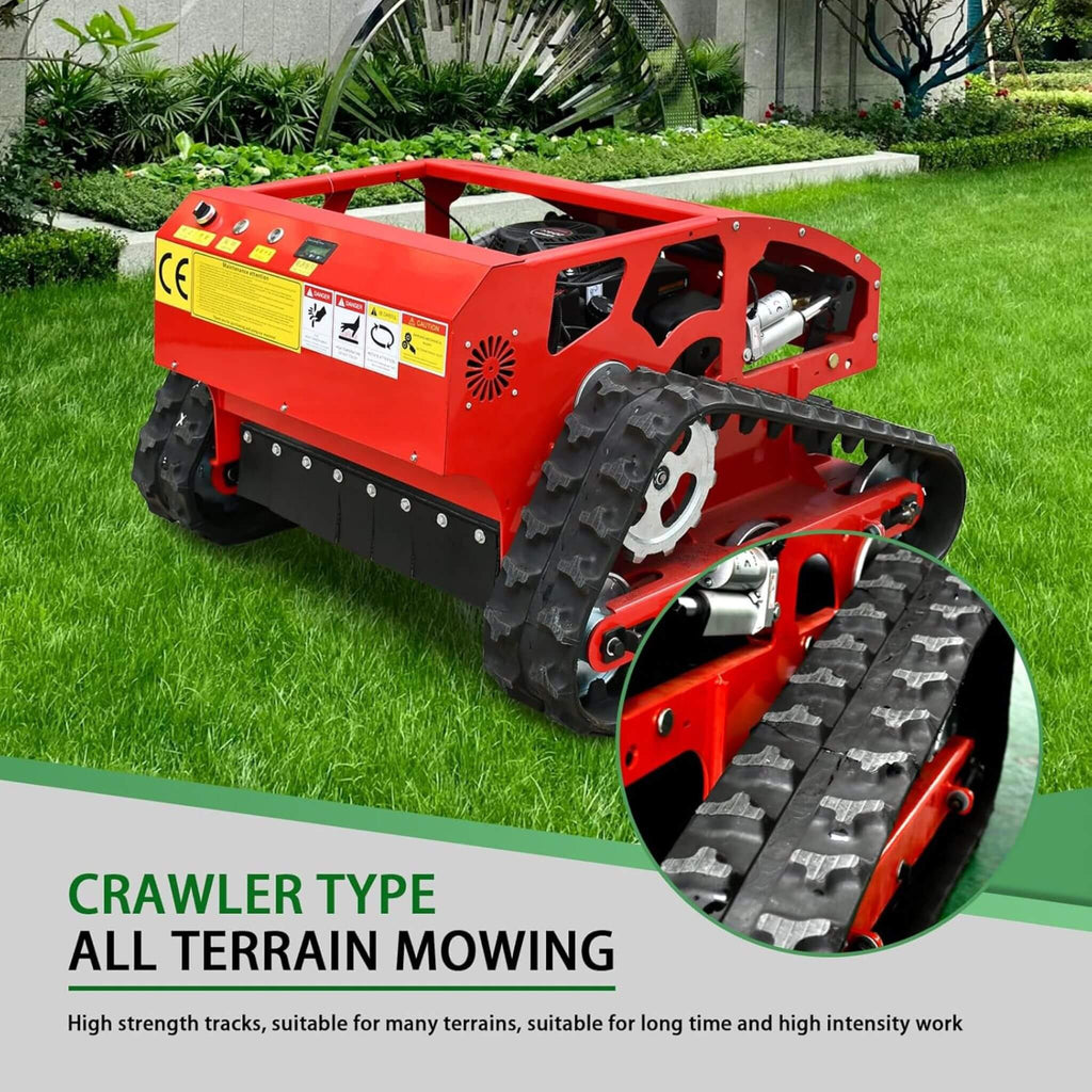 OVK Heavy-Duty Industrial Remote-Controlled Lawn Mower With Adjustable Cutting Height (SAK71239)