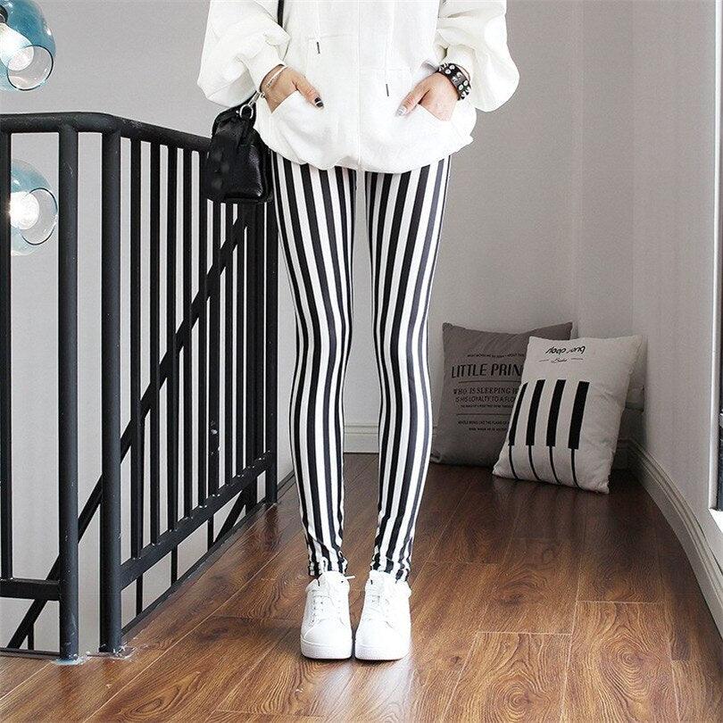 High Waist Leggings Pants Fitness Women Fashion  Printing Leggings Women Fitness Yoga Pants High Waist Push Up Sportswear Elastic Trousers Gym Running Workout Pants Push Up Running Elastic Stripe Dot Bottom Leggings
