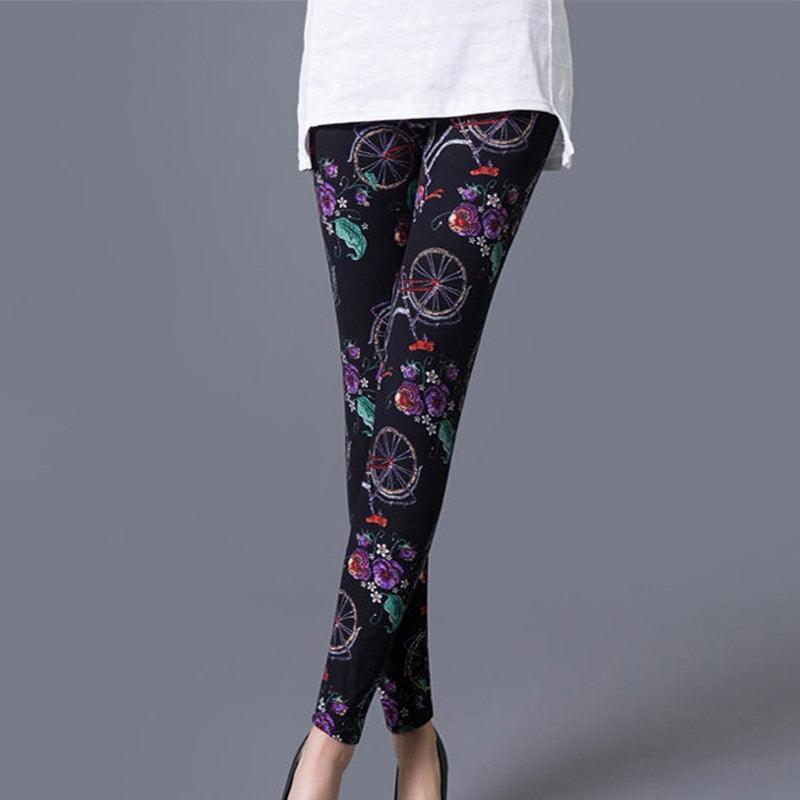 High Waist Leggings Pants Fitness Women Fashion  Printing Leggings Women Fitness Yoga Pants High Waist Push Up Sportswear Elastic Trousers Gym Running Workout Pants Push Up Running Elastic Stripe Dot Bottom Leggings