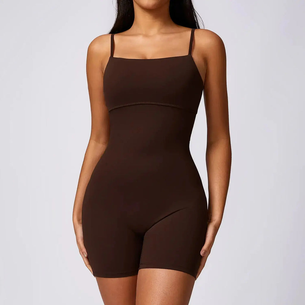 Seamless Yoga Jumpsuit – Flairé™ Sculpting One-Piece Activewear