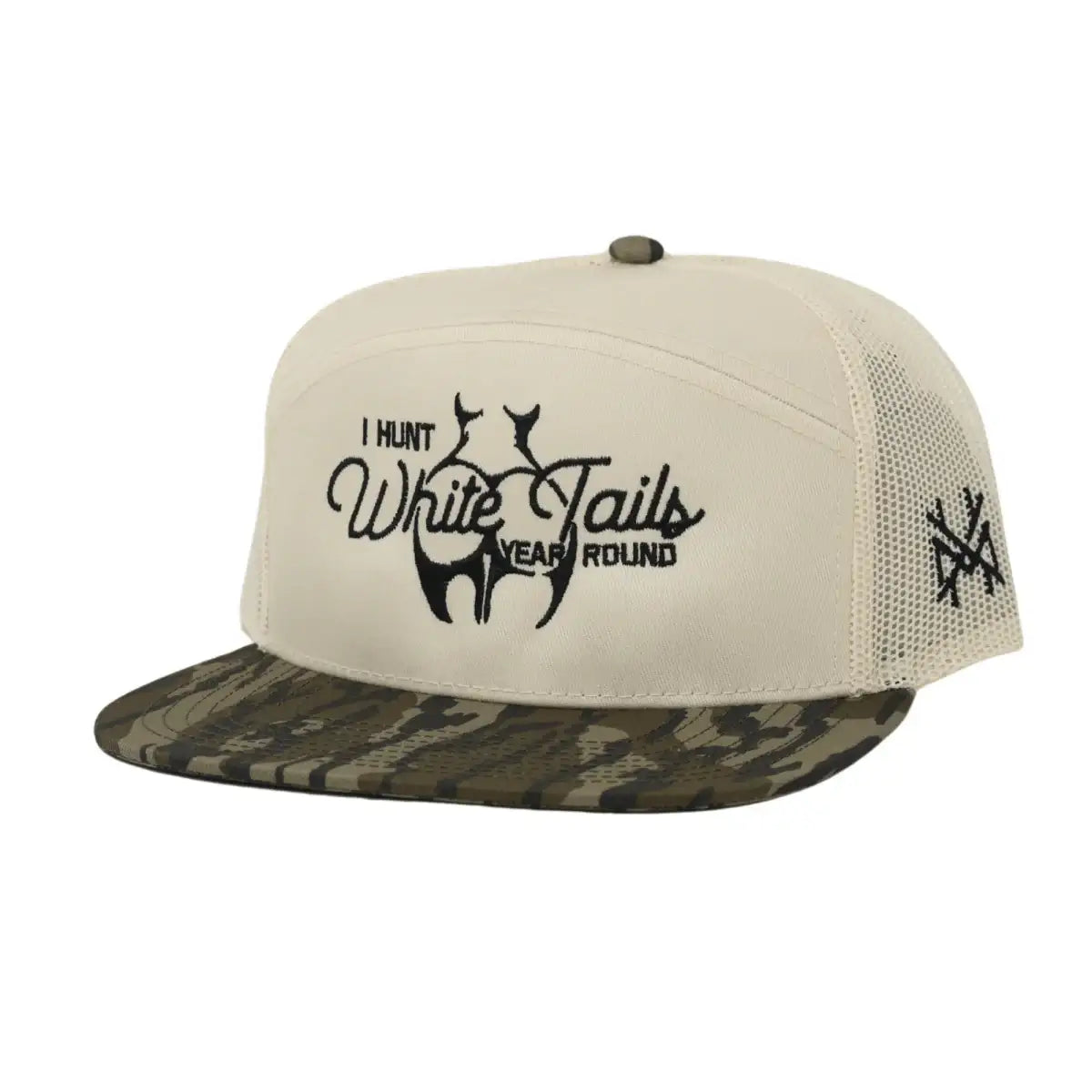 I Hunt White Tails Year Round Snapback Hat