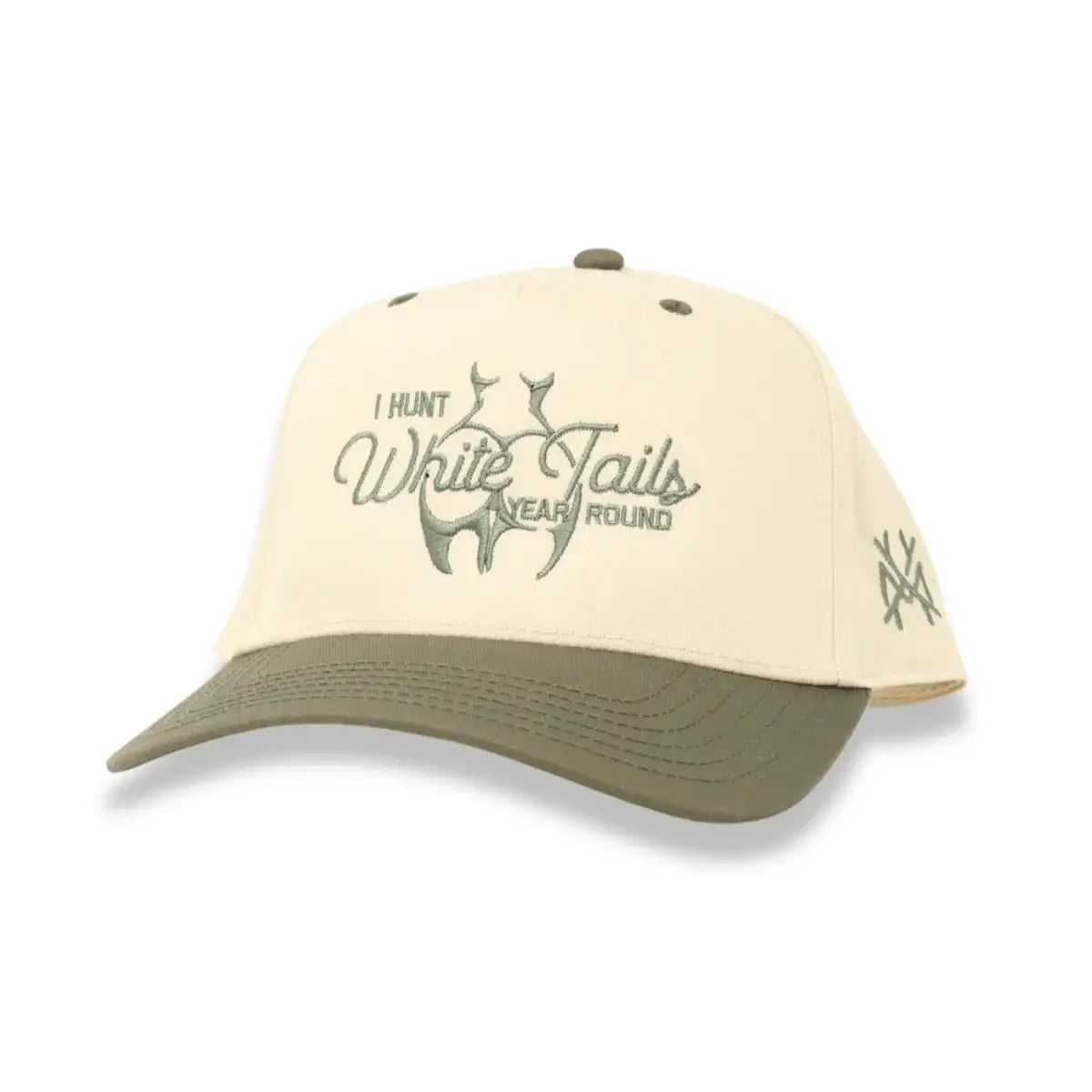 I Hunt White Tails Year Round Snapback Hat