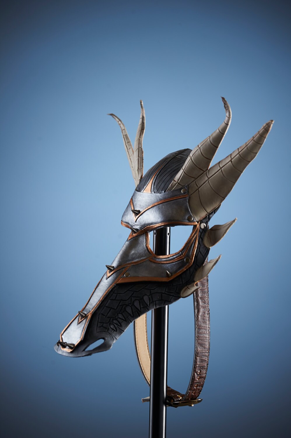 Dragon Handmade Genuine Leather Mask