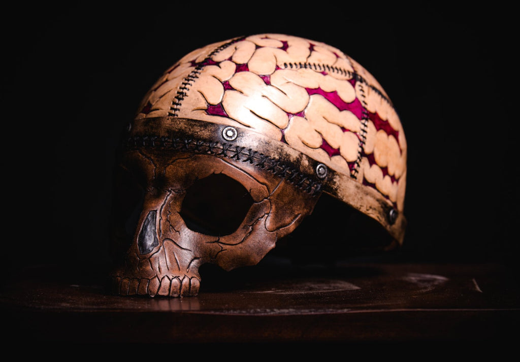 Frank's Brain Handmade Genuine Leather Mask