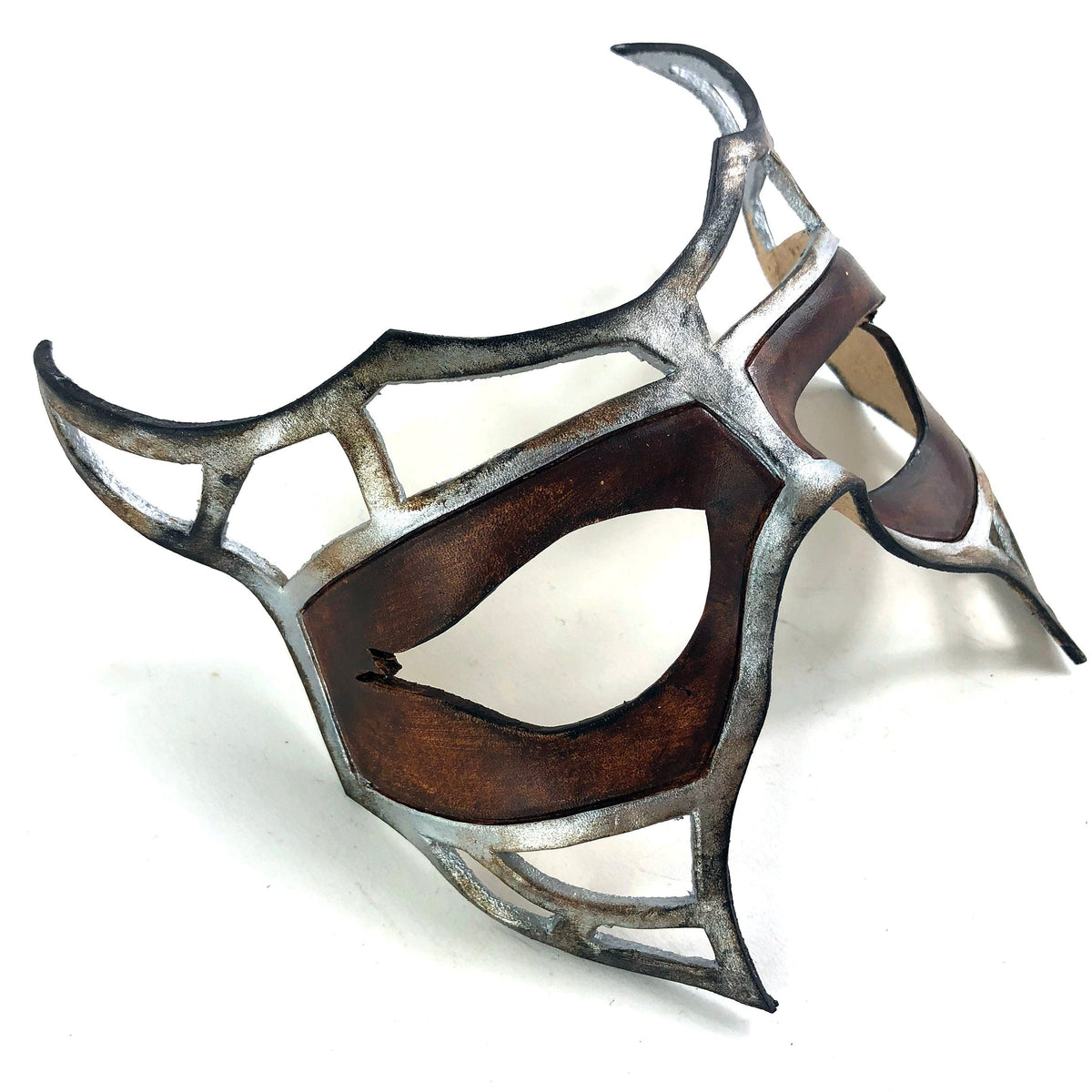 Handcrafted Genuine Leather Royal Warrior Mask
