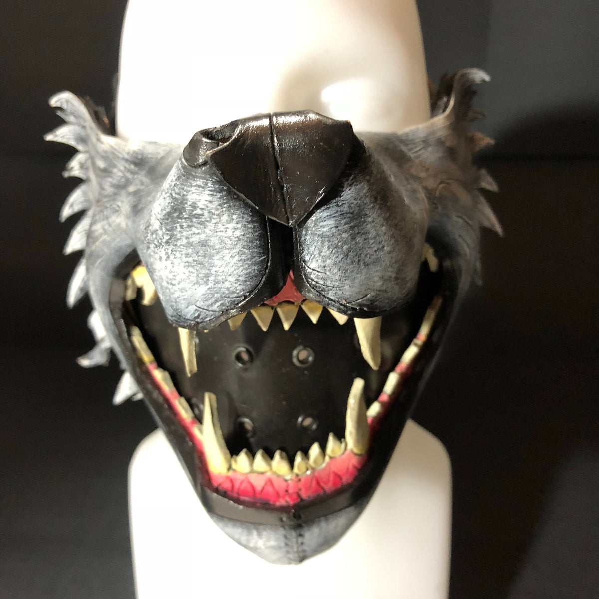 Mouth of the Lycan - Handmade Genuine Leather Riding Mouth Mask