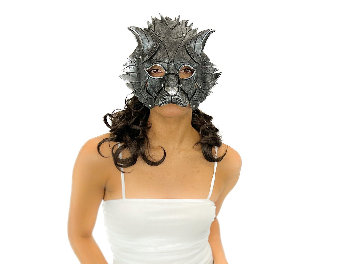 Feline Silver Handmade Genuine Leather