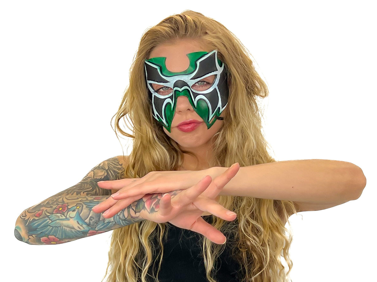 Super Hero Wrestling Mask Handmade Genuine Leather Mask