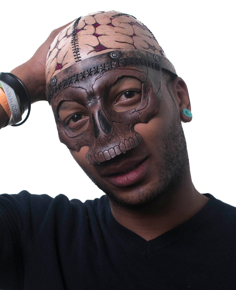 Frank's Brain Handmade Genuine Leather Mask