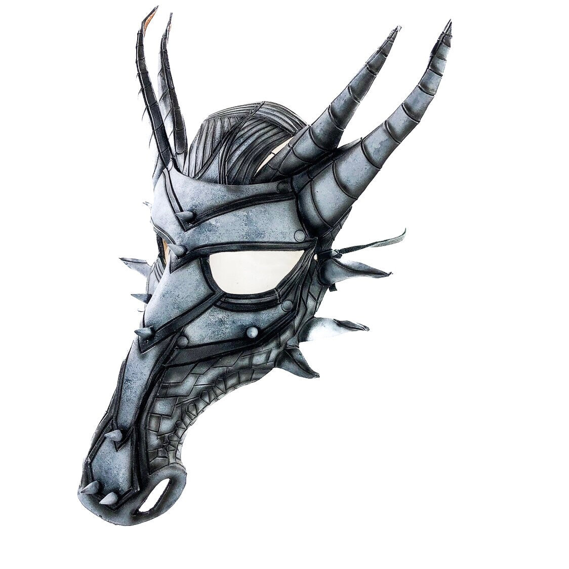 Dragon Handmade Genuine Leather Mask