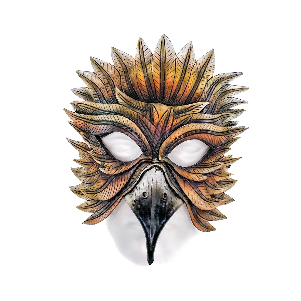 Hawk Handmade Genuine Leather Mask