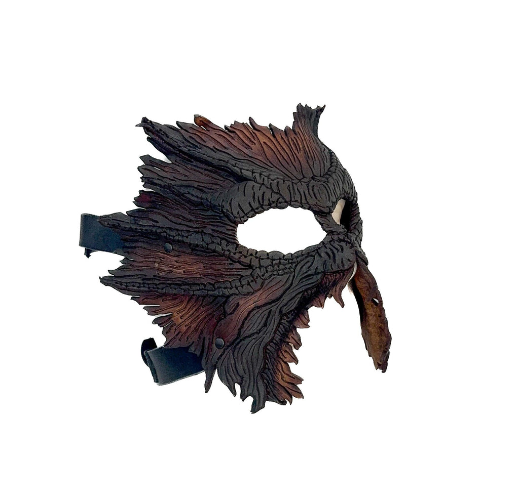 World's End - Handmade Leather Mask for Halloween, Performance or Cosplay Costume