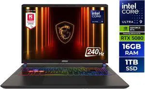 Portátil para juegos MSI Vector 16 HX AI RTX 5080 Ultra 9 275HX 16GB 1TB