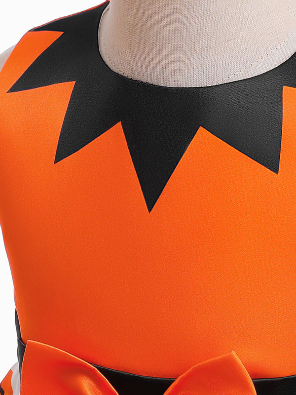 Girls' Halloween Witch Costume Party Dress - Multiple Patterns