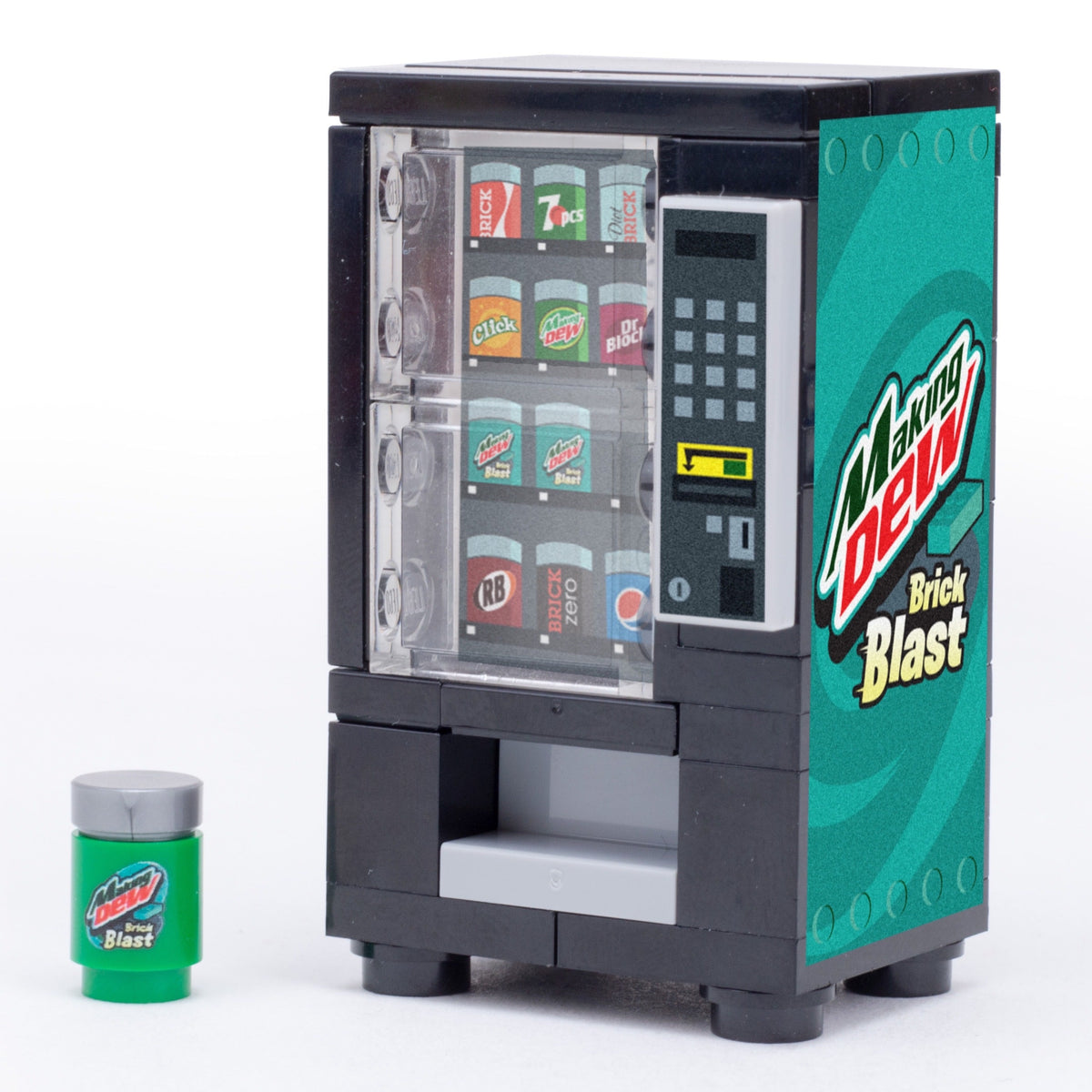 Making Dew (Brick Blast) - B3 Customs Soda Vending made using LEGO parts