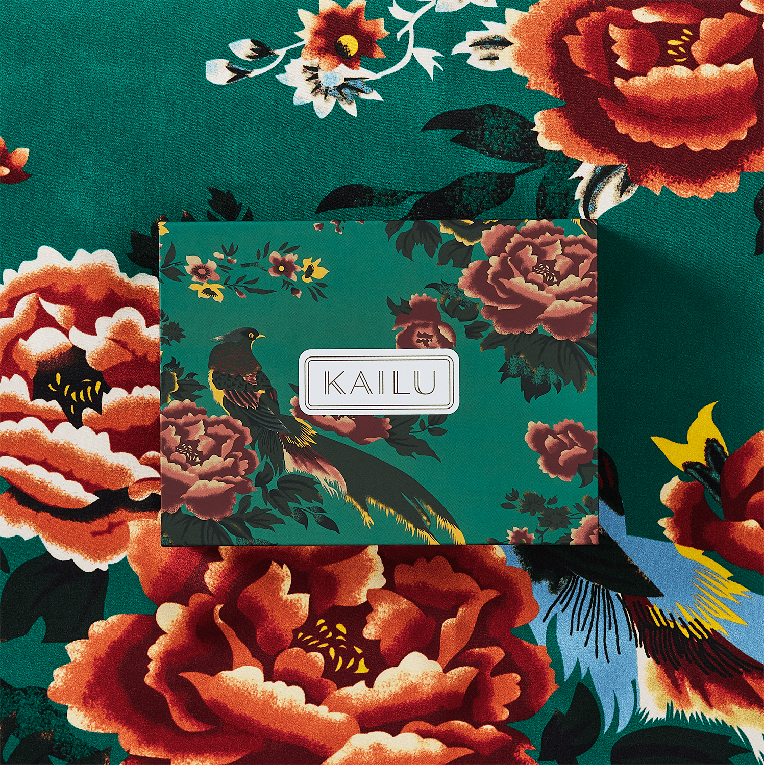 KAILU Imperial Bloom Silk Scarf – Luxury Accessory