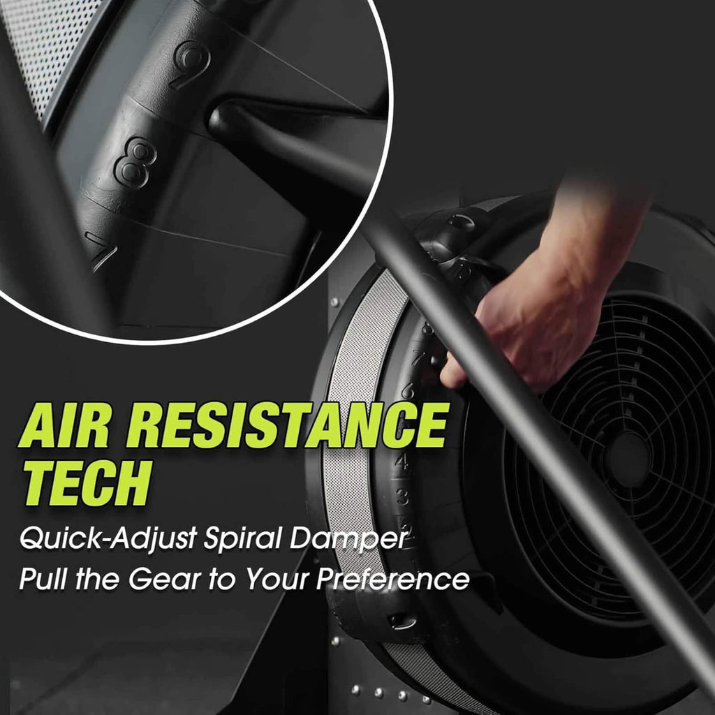 Máquina de gimnasio de entrenamiento para ejercicios aeróbicos con planeador de esquí de interior Rovix Premium (SAK19564)