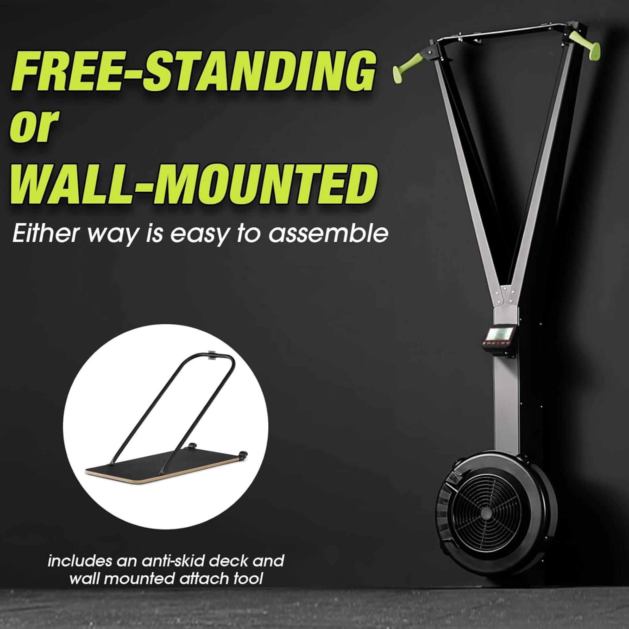 Máquina de gimnasio de entrenamiento para ejercicios aeróbicos con planeador de esquí de interior Rovix Premium (SAK19564)