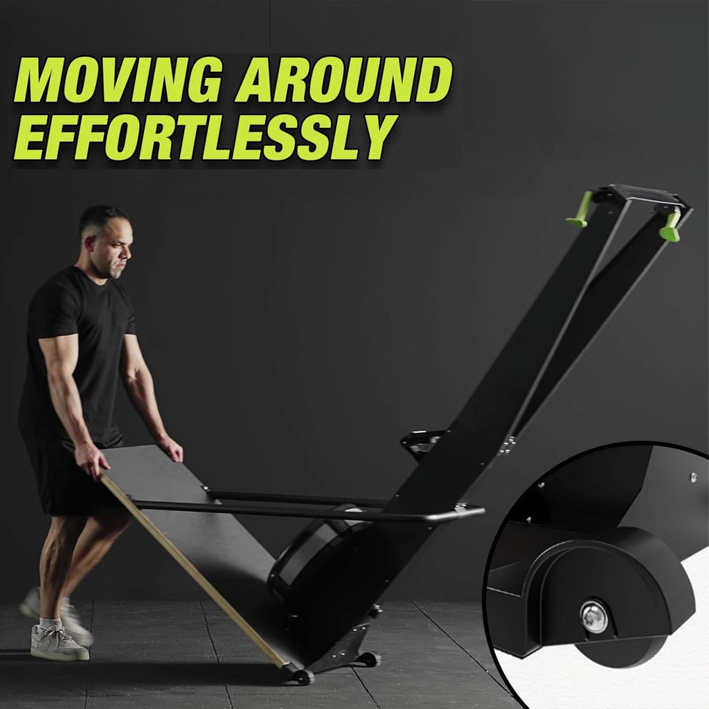 Máquina de gimnasio de entrenamiento para ejercicios aeróbicos con planeador de esquí de interior Rovix Premium (SAK19564)