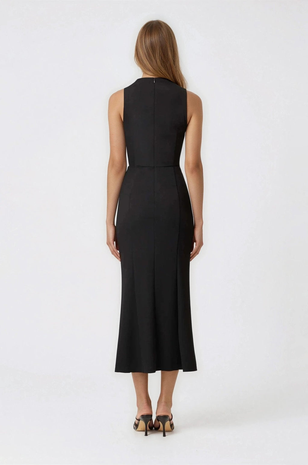 Jamie Midi Dress – Black