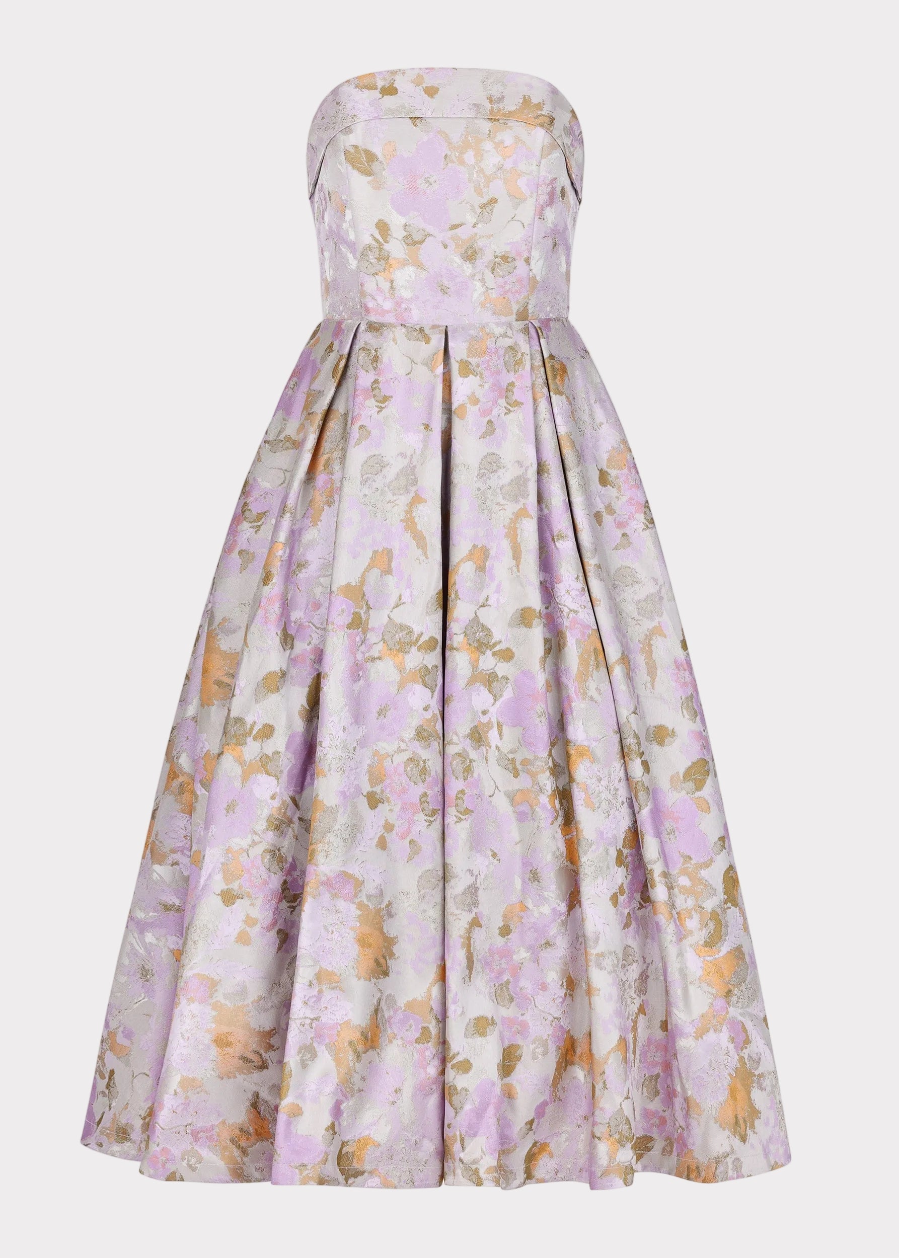 Vestido Jacquard sin Tirantes Anastelle