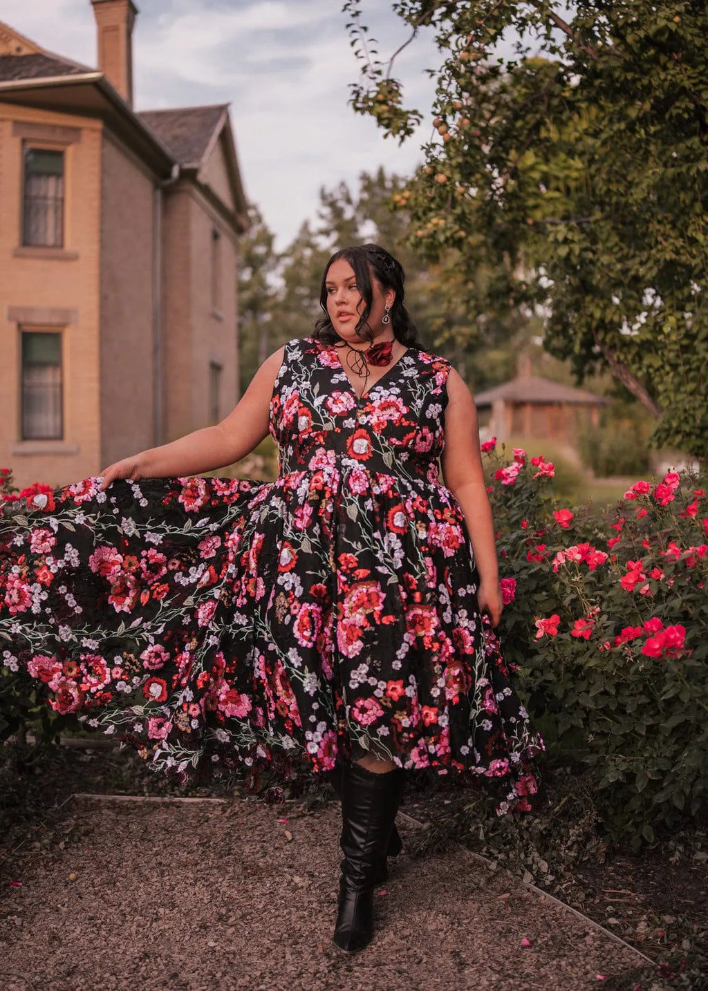 Vestido Ebony Rose
